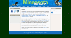 Desktop Screenshot of minnesotafunfacts.com